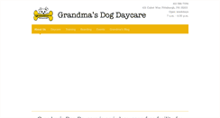 Desktop Screenshot of grandmasdogdaycare.com